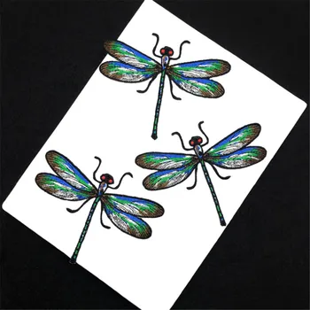 Maxsin 1 Ks módne krásna dragonfly Patch pre Oblečenie žehličky na Nášivka pre Bundy Džínsy Tašky, Topánky Nášivka urob si sám