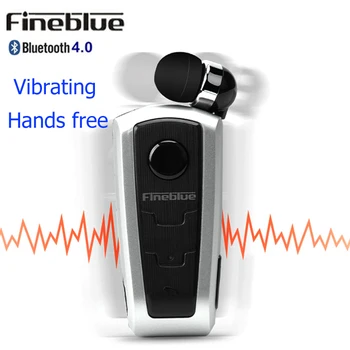 Fineblue F910 Mini prenosné Bezdrôtové Bluetooth Slúchadlá Slúchadlá Do Uší hlásenie Vibrovaním Nosenie Klip Hands-Free Telefón