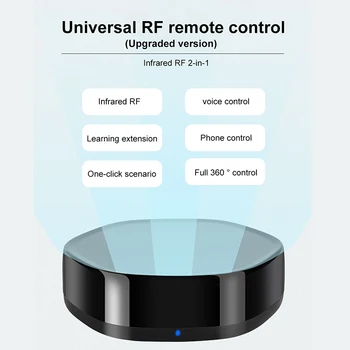 Lonsnoho WiFi Smart Infračervené Rádio IČ RF Diaľkový ovládač 2 v 1 Tuya Smartlife Home Control Center Alexa Domovská stránka Google Asistent
