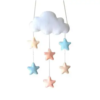 Cloud Star Srdce DIY Baby Škôlky, Dekorácie, Nástenné Závesné Ozdoby N0D7