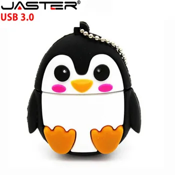 JASTER USB 3.0 HOT penguin sova fox pero jednotky cartoon usb flash disk kl ' úč 4GB 8G 16GB 32GB U diskov zvierat memory stick darček