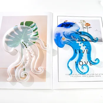 DIY Crystal Silikónové Formy Morské Korytnačky, Delfíny Pohár Pad Dráha Formy Pre Živice Tabuľka Dezert Pohár Skladovanie Dekorácie Formy Nastaviť