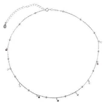 Geometrické Ženy Minimalistický Náhrdelník Šperky Jemné Choker Módne Darček Striebro 925 Sterling