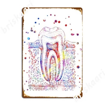 Zub Zubné Tlač Lekárske Umenie Kovové Značky na Stenu Jaskyne Dekorácie Plakety Obývacia Izba Tin prihlásiť Plagáty