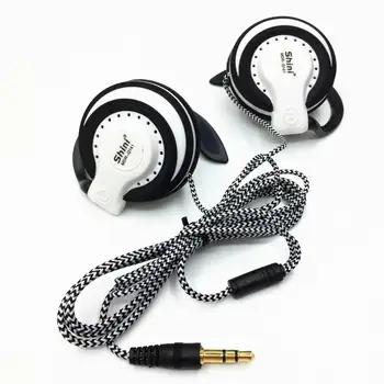 Univerzálny 3,5 mm Earhook Hudobný Telefón, Pletená Drôt Ľahký Subwoofer pre Slúchadlá Stereo Závesné Očko Typ Slúchadlá Slúchadlá
