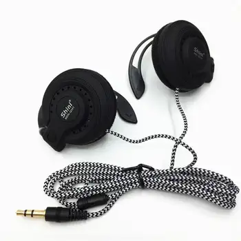 Univerzálny 3,5 mm Earhook Hudobný Telefón, Pletená Drôt Ľahký Subwoofer pre Slúchadlá Stereo Závesné Očko Typ Slúchadlá Slúchadlá