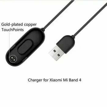 Nabíjací Kábel Pre Xiao Mi Band 4 Miband 4 Inteligentný Náramok Náramok Pre Mi band 4 Nabíjací Kábel USB Nabíjačku Adaptér Drôt