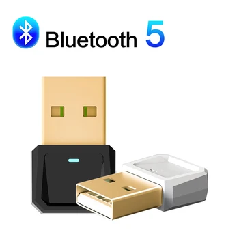 Najnovšie USB Bluetooth Adaptéry BT 5.0 USB Bezdrôtový Počítač Adaptéra Audio Prijímač, Vysielač Dongle Prenosné Slúchadlá Mini Odosielateľa