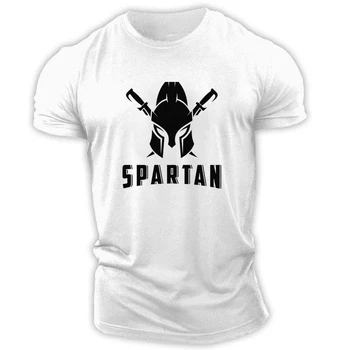 Môj Hrdina Spartan Muži t-shirt nadrozmerná 2021 Lete Nová Telocvičňa, Vonkajšie Top Tees fitness Značky, pánske oblečenie T-shirts grafické t košele