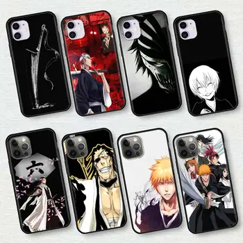 Anime Bleach Kurosaki Ichigo Prípade mobilného Telefónu, pre iPhone 11 Pro 12 Mini XR X 7 8 6 6 Plus XS Max 5 5S SE 2020 Kryt Coque