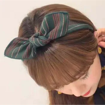 Ženy Vlasové Doplnky Hairband Hlavový Most Dospelých Dievčatá Široký Bavlna Hlavu Kapely Vlasy Hoop Vintage Čelenky Bowknot Ženy Headdress