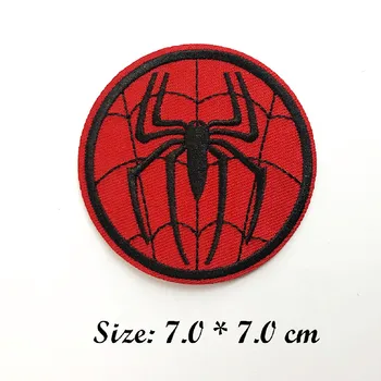 Spider ikonu Patch Žehlička Na Škvrny Oblečenie Vyšívané Zvierat Šiť na Nášivka Loga Patch Nálepky
