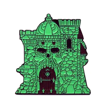 Hrad Grayskull , Majstri Vesmíru On-Man odznak pin Ideálny pre všetky 80. rokov, MÁTE MOC
