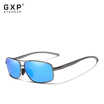 GXP Hliníkový Rám Polarizované Ultralight Kvalitné slnečné Okuliare Muži Ženy UV400 Zrkadlový Objektív Klasickom Štýle Retro Slnečné Okuliare