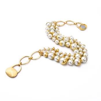 Trendy vintage osobné reťazca choker pearl náhrdelníky pre ženy strany jewlery