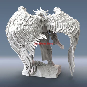 75mm / 56mm Živice Model Súpravy Boj Anjel Krídla DIY 3D Vytlačiť Údaje Socha Nevyfarbené Nezmontované