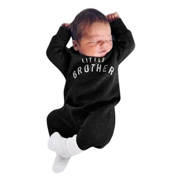 2021 Novorodenca Dieťa, Chlapec, Dievča Tlačidlo List Romper Jumpsuit Playsuit Teplé Oblečenie Baby Plazenie Vyhovovali Детская Одежда