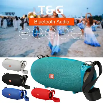 1800mAh Super Bass Bluetooth Reproduktor 6-8h Bezdrôtový Prenosné, Nepremokavé Vonkajšie Hifi Boombox Stereo Fm Subwoofer