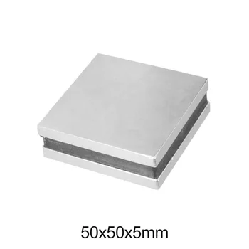 1/2/3/5 KS 50x50x5 Super Kváder Blok Magnetické 50x50x5mm Neodýmu Magnet 50mm*50mm Trvalé NdFeB Magnety 50*50*5