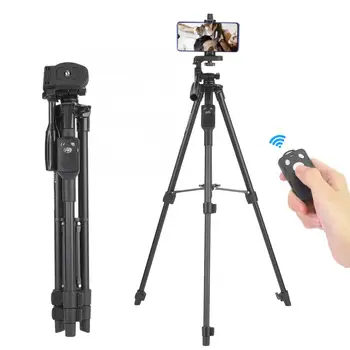 Statívy YUNTENG 5208 Rozšíriteľný Ručné Selfie Stick Statív Bezdrôtové Diaľkové Ovládanie Pre Fotoaparát Telefónu tripode camara profesional