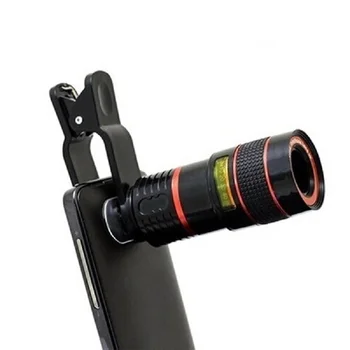 HD360 Priblížiť Horúce Gadget Teleobjektív Mobile Objektív 8X Profesionálny Fotoaparát Telefónu Univerzálny Objektív Smartphone Rybie Oko Lente Para Galaxy