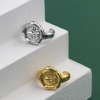 Minimalistický 925 Sterling Silver Krúžky pre Ženy Phto Bump Zlatá Farba Tendy Tvorivé Nepravidelný Geometrické Strany Šperky, Darčeky
