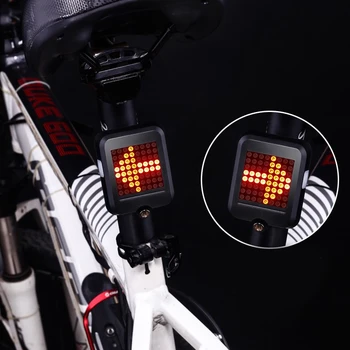 USB Nabíjateľné Bicykel zadné Svetlo,80 Lumenov 64 LED Svetlo Korálky Požičovňa Zase Signálne Svetlá s Intelligent Sensor Brzdy Otočte Prihlásiť