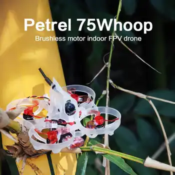 HGLRC Petrel 75Whoop 1S 2S 360 Stupeň Bezpečnosť Ochrana Striedavý Motor Krytý RC Tinywhoop Quadcopter FPV Racing Drone PNP/BNF
