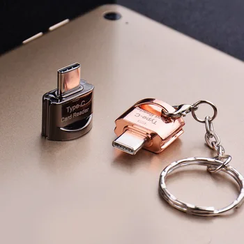 Nový USB 3.0 Typ C K Micro SD TF OTG Adaptér Cardreader Mini Card Reader, Smart Čítačka Pamäťových Kariet Pre Notebook Samsung Huawei