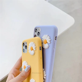 A2 Lite DIY Daisy Kvet Kryt Pre Xiao Redmi 6 Pro Soft Prípade Pre Xiomi Redmi 6A Silikónové Telefón Tašky