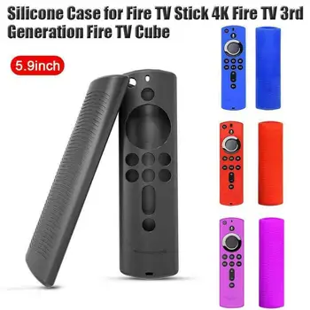 5 Farieb, Diaľkové Ovládanie Prípade Shockproof Silikónové Diaľkové Ovládanie puzdro Pre Amazon Požiaru TV Stick 4K Media Player Diaľkové Protector