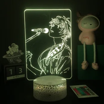 Anime UVEDENÉ Údaje 3D LED Lampa pre lôžková Izba Dekor Farebné Nočného BL stolná Lampa VZHĽADOM Led Nočné Svetlo Dropshipping