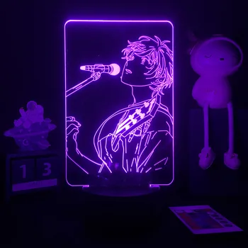 Anime UVEDENÉ Údaje 3D LED Lampa pre lôžková Izba Dekor Farebné Nočného BL stolná Lampa VZHĽADOM Led Nočné Svetlo Dropshipping