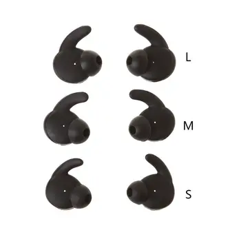 3Pairs S/M/L, Silikónové Štuple Tipy Ucho Slúchadlá Prípade V Uchu Mäkký Silikónový Kryt na huawei Šport Bluetooth Headset AM61