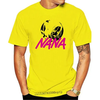 Nana Na Na Logo Anime, Manga Mens Okrúhlym Výstrihom, Krátke Rukávy Tričko Fashion Bežné T-shirt Cool Oblečenie, Topy