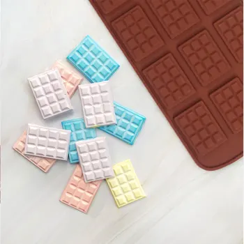 12 Článková Dutiny Mini Čokoládu Candy Profesionálne Silikónové Formy cake Decor