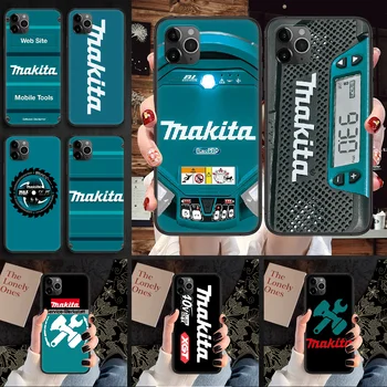 Toolbox Makitas Telefón Prípade Cover obal Pre iphone 5, 5s se 2 6 6 7 8 12 mini plus X XS XR 11 PRO MAX black trend späť maľovanie