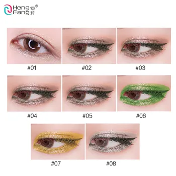 8 Farieb Eye Liner Kvapaliny Dlho-trvajúce Tekuté Očné linky, 5ml Krásy Oči make-up Značky HengFang #52158