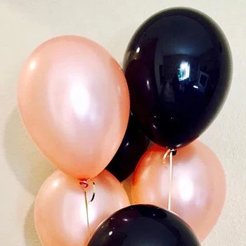 50pcs Čierne Mini Farebné Balóny, Nafukovacie Hélium Balóniky Narodeniny, Svadba Decor0ation Tému Party Scény Dekor Hračka Dodávky