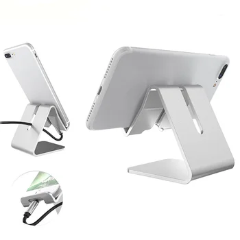 Bapick Stôl Mobilný Telefón Majiteľa Kovové Mobilný Telefón Držiak Pre IPhone X XS MAX 8 7 6 Telefón Stôl Stojan Pre Samsung Xiao Huawei Hot