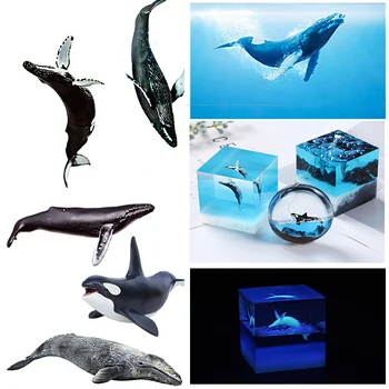 Mini Mori Života Zvierat Žralok Veľrybí Model Morských Tichom Údaje Hračka Pre Deti, Darčeky
