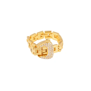 S'STEEL Reťazca Otvoriť Krúžky Darček Pre Ženy Rýdzeho Striebra 925 Luxusné Zlaté Zirkón Módne Krúžok Anillo Plata 925 Mujer Jemné Šperky