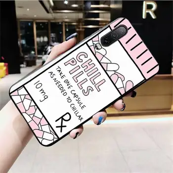 USAKPGRT Ružová Pokojný Chlad Tabletky Telefón puzdro na Huawei P30 P40 P20 lite Pro Mate 30 20 Pro P Smart 2020 premiér