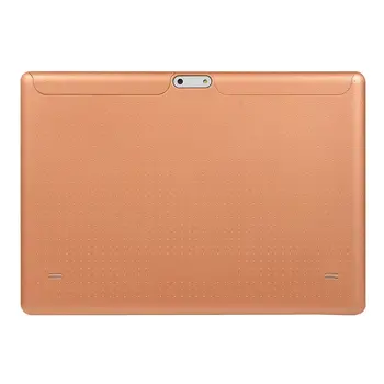 KT107 Plastové Tablet 10.1 Palcový Veľký Displej Android 8.10 Verzia Fashion Prenosný Tablet 8G+64 G Zlata Tablet Zlato EÚ Plug