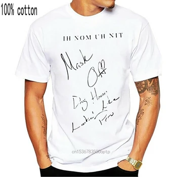 2018 Vzácne PRE Cool Kanye West Maskované náboženstvo Ih Nom Uh Niť Vytlačené BOHU T-shirt pánske O-Krku Printed Tee Tričko