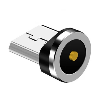 10PCS/SET Kolo Magnetické Kábel Zapojte 8 Pin Micro-USB Zástrčky Rýchle Nabíjanie Telefónu Magnet Konektor Nabíjačky
