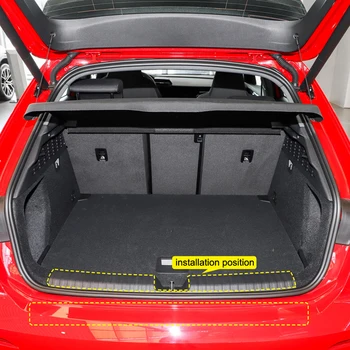 Pre Audi A3 8Y 5-dverový Hatchback Sportback 2020 2021 Zadný Kufor Vnútorné Vonkajšie Nárazníka Doska Chránič Stráže Kryt Auto Styling