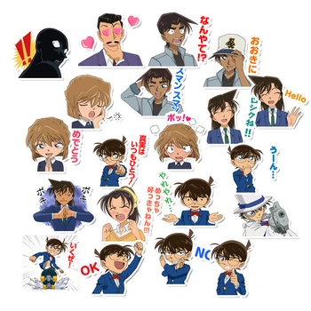40 Ks Japonské anime Detective Conan Samolepky pre Batožinu Notebook, Skateboard, Bicykel Motocykel Styling Obtlačky Módne Nálepky