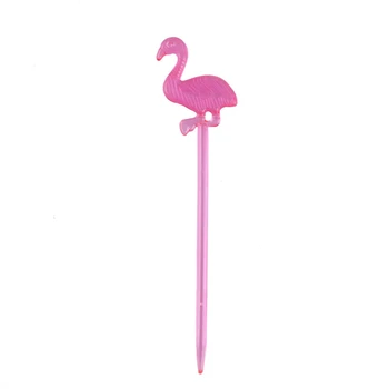 Strana Navrhne 50 Ks Flamingo Potravín Vyberá Formou Bufetu, Košíček Ovocia Vidlica Koláč, Dezert, Šalátový Tyčinky Na Koktail Špáradlo Špízy Obalené