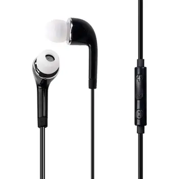 Black 3,5 mm In-Ear Slúchadlá Slúchadlá Drôtové Hluku Izolácia In-Ear Slúchadiel do uší Výkonné Basy HiFi Stereo Športové Slúchadlá